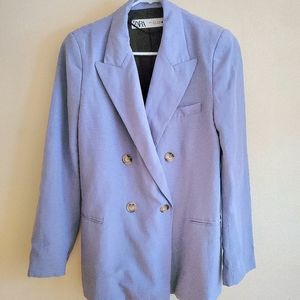 Zara blue blazer (S)